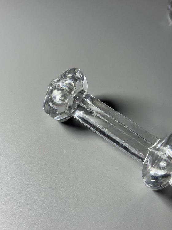 Image 1 of Porte-couteaux en cristal de Val Saint Lambert – Ensemble de 7 – Répertoriés dans le catalogue de 1913