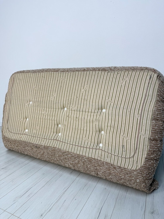 Image 1 of Vintage originele getextureerde Bouclé Togo 3-zitsbank van Michel Ducaroy voor Ligne Roset