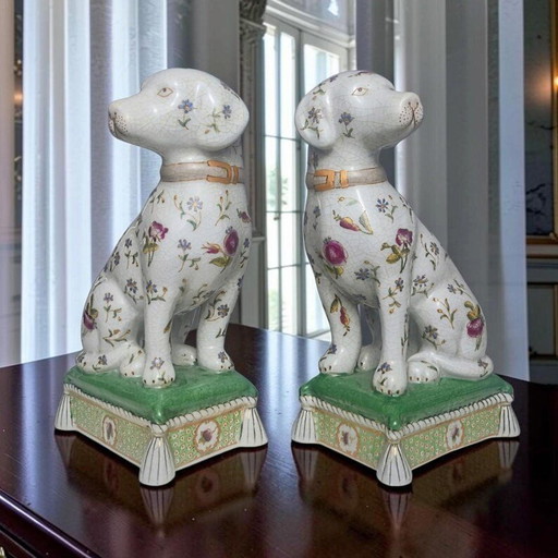 William Lowe (W.L.) - Set Exklusive „Hookerdogs“ / Britische Porzellanfiguren