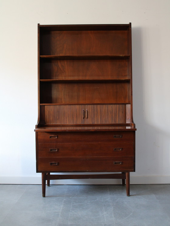 Image 1 of Libreria/secretaire d'epoca danese di Johannes Sørth