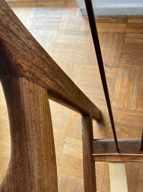 2 Scandinavische Vintage Designfauteuils|Teak & Leder|60-‘70 – Leather, Metal (photo 8 of 12)