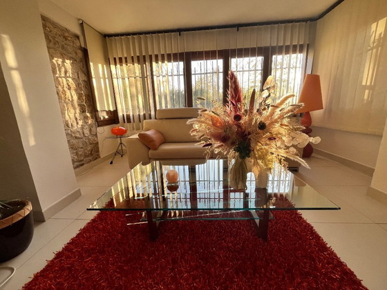 Image 1 of Roche Bobois "Vanity" Leather Bed (L. Gorgoni) + Complete Set