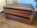 2 Tetra coffee tables by Bernard Vuaresson