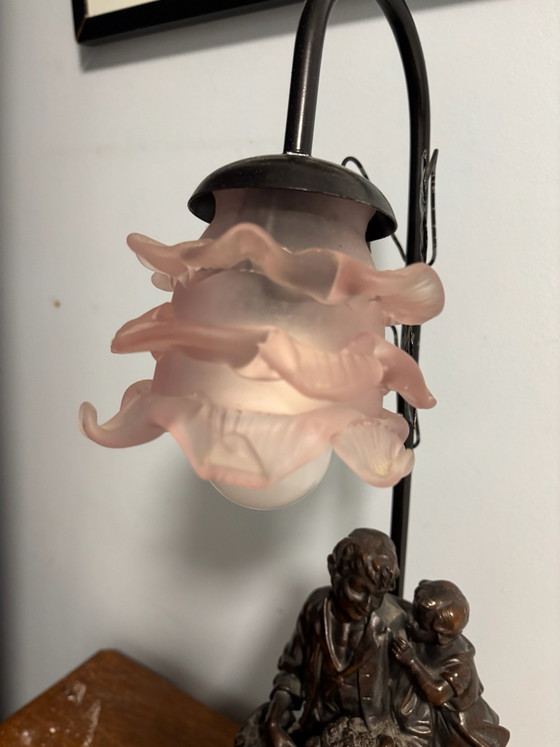 Jugendstil-Lampe aus Regule – Tischlampen, Metall (photo 8 of 10)