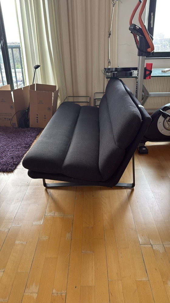 Image 1 of Artifort Kho Liang 3-Sitzer- und 2-Sitzer-Sofa, schwarz