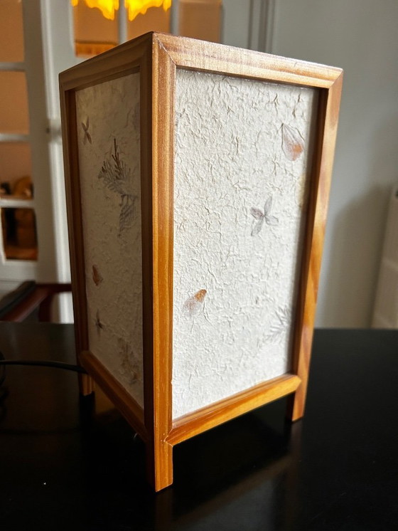 Image 1 of Coppia di lampade a fiori secchi, anni '70