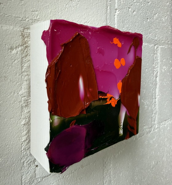 Image 1 of Abstract textuur schilderij hedendaagse kunst 