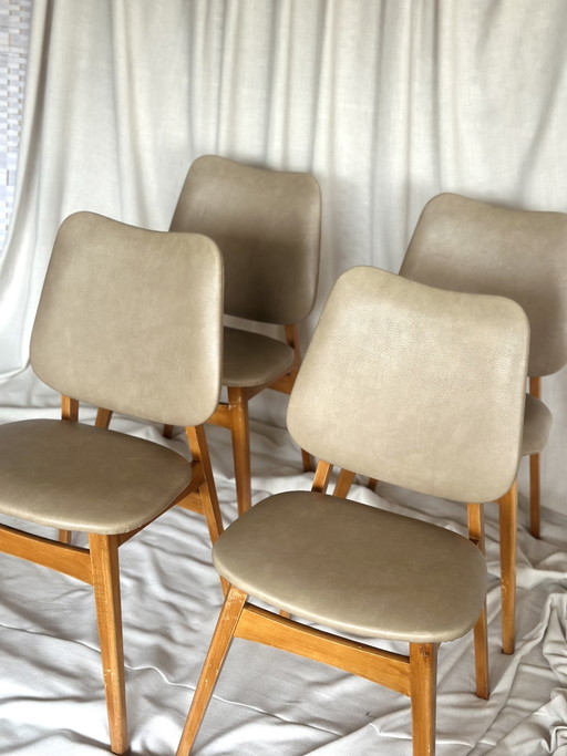 Eetkamerstoelen Deens Skaileer 4 stuks