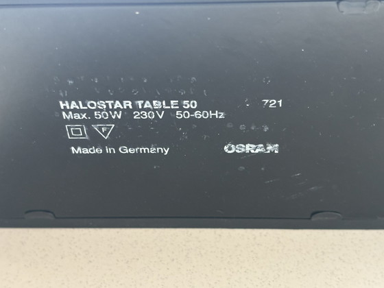 Vintage Postmodern Table Lamp 'Halostar' By Osram, Germany 1980s – Metal, Plastic (photo 12 of 12)