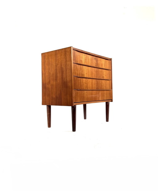 Cassettiera vintage in teak danese anni '60