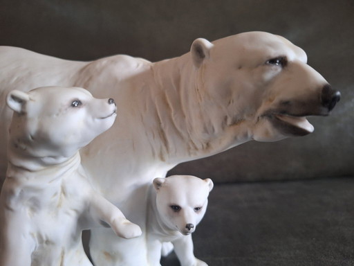 Familia de osos de porcelana Kaiser
