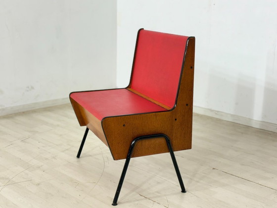 Image 1 of Vintage Design Bench – Mid Century Dining Bench Industrial Look