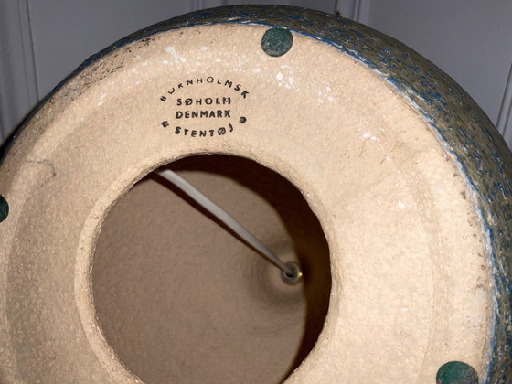 Image 1 of Authentische dänische Keramiklampe von NOOMI BACKHAUSEN – für Søholm Stentøj – skandinavisches Design – 1960er Jahre