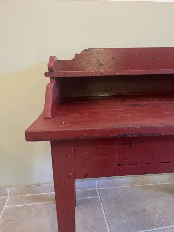 Escritorio antiguo de roble con niveles – Wood (photo 8 of 19)