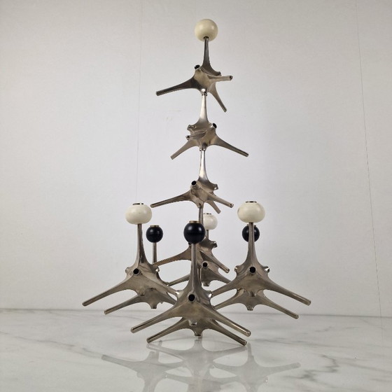 Image 1 of Candelabro modular icónico de Caesar Stoffi y Fritz Nagel, Alemania, década de 1960