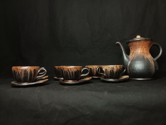 Image 1 of Service à Thé du Céramiste Belge Marcellus Aubry