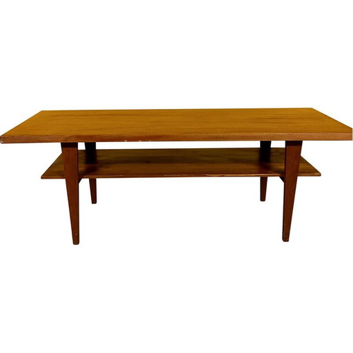 Tavolino da caffè vintage in teak danese, anni '60