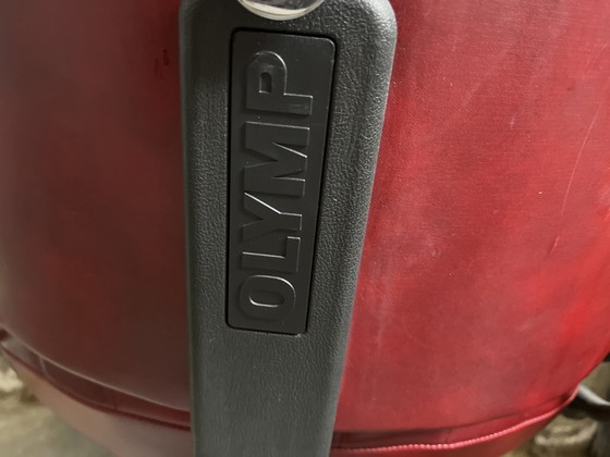 Poltrona da barbiere anni '70 – olymp, Sedie girevoli, Chrome, Leather (photo 3 of 5)