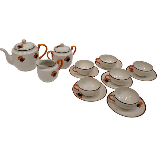 Vintage Japanese porcelain tea set