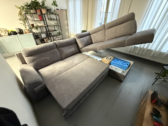 Beau canapé d'angle gris en forme de L à vendre – Seats and Sofas, Canapés d'angle, Textile (photo 4 of 8)