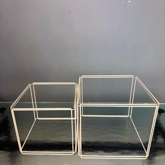 Image 1 of Tables d'appoint vintage Isocele de Max Sauze pour Atrow