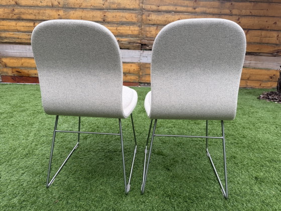 Cappellini Hi Pad Chairs – Jasper Morrison – Set of 2 – Dining chairs, Textile (photo 2 of 6)