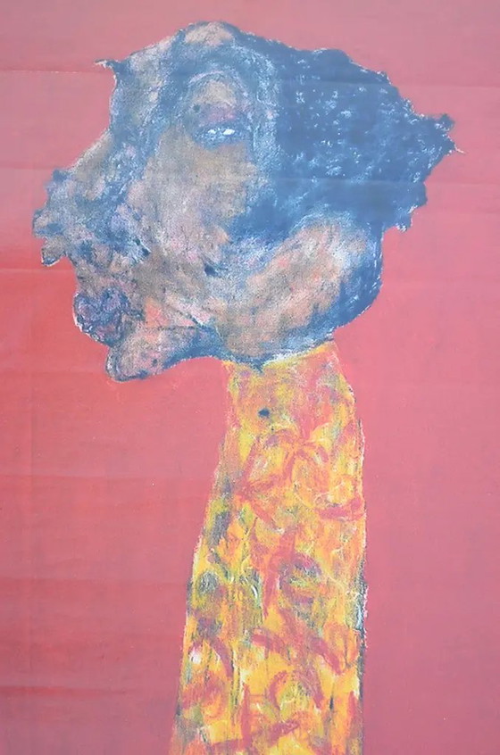 2002 Sabhan Adam Originele Parijs Galerie Commines Tentoonstellingsposter – Paper (photo 3 of 4)