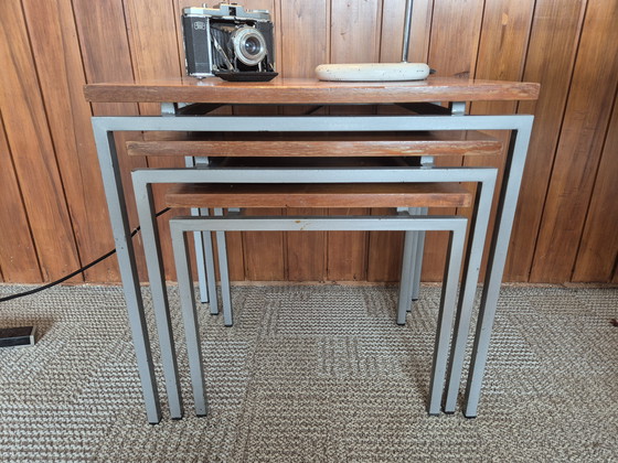 Image 1 of Mini set, nesting tables 1960s, Cees Braakman