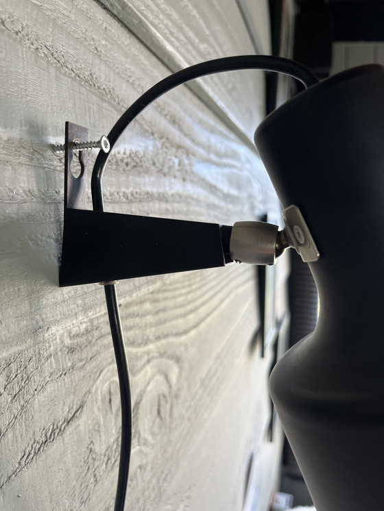 Image 1 of Vintage Black Anvia Wall Spotlight
