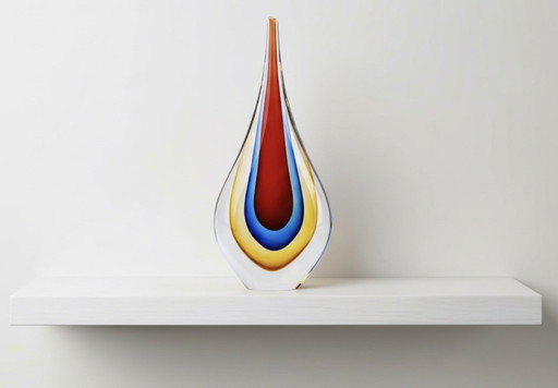 23cm Blown Glass Sculpture