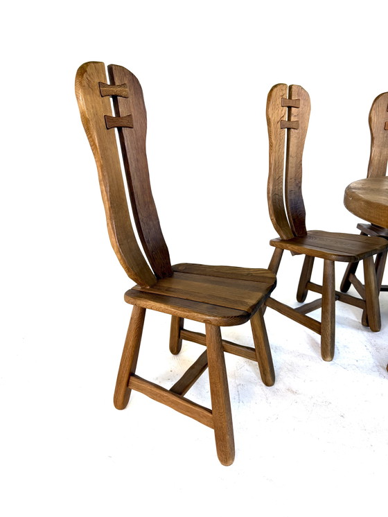 Image 1 of Brutalist dining set, De Puydt, Belgium ‘70