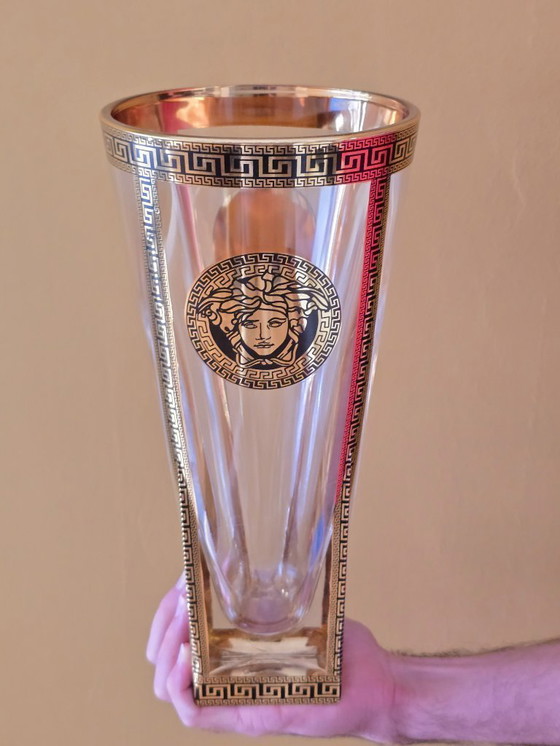 Image 1 of Vaso in cristallo a parete spessa "Medusa