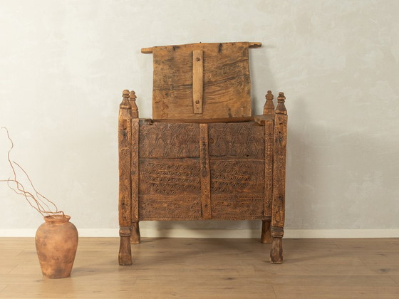 Antieke bruidskist uit de Swat-vallei – Opbergkast, Iron, Wood (photo 5 of 9)