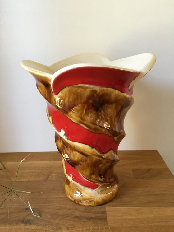 Image 1 of Grand VASE Céramique Emaillée BAUDIN