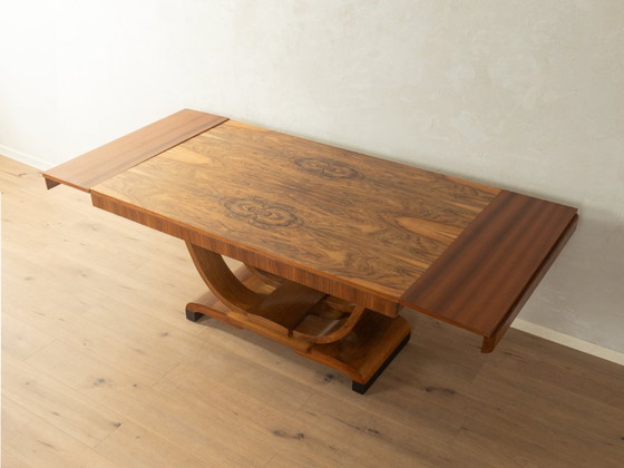Image 1 of 1930s Art Deco Dining Table, Vintage