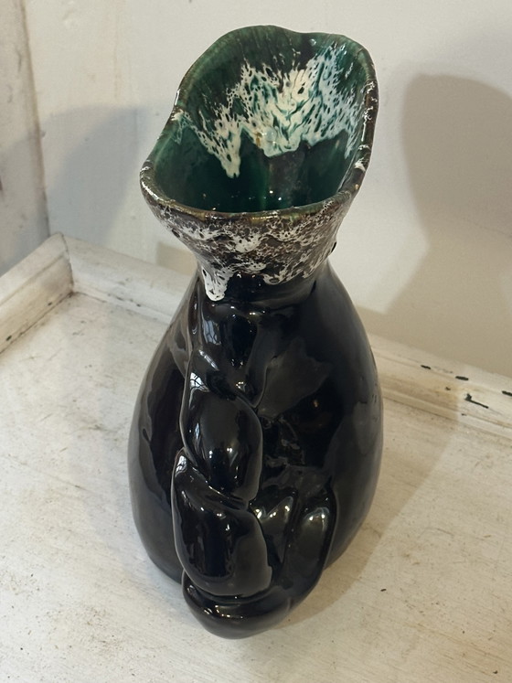 Sculptural Vallauris Pitcher in Glazed Ceramic, 1960s – Glass & Decanter, Vintage (photo 6 of 15)