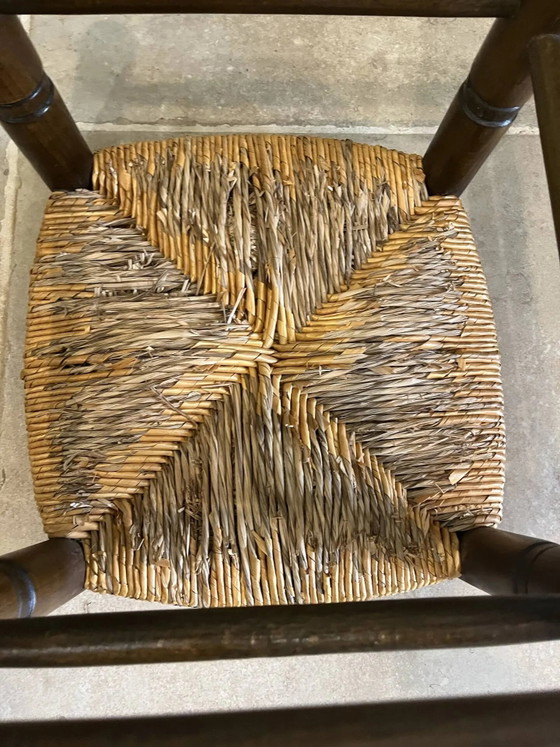 Sgabello in legno con seduta in paglia – Sgabelli, Rustic (photo 11 of 14)