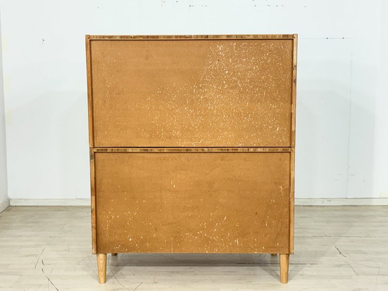 Image 1 of Plankenrek uit het midden van de 20e eeuw / Vintage dressoir / Woonkamerkast