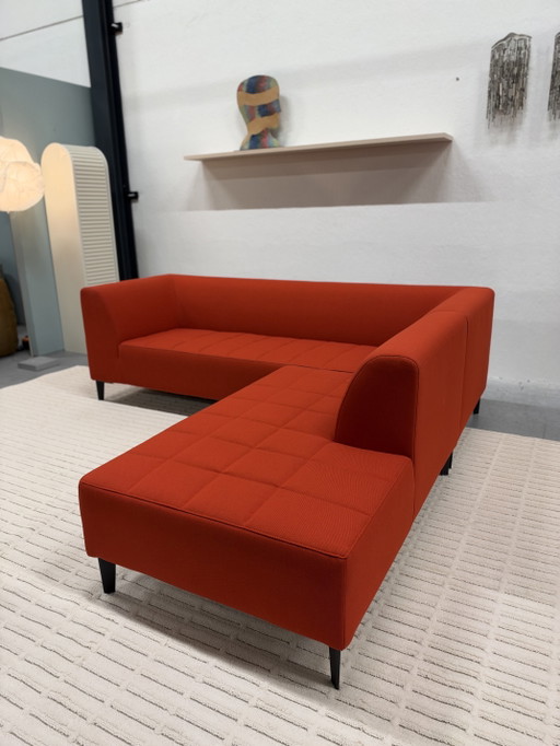Gelderland Allure Canapé d'angle Tissu Rime Rouge