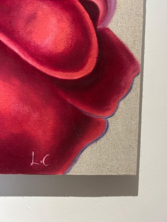 Image 1 of peinture contemporaine " fleur " 
