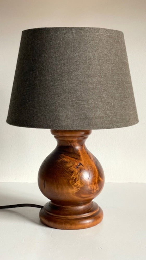 Lámpara de madera maciza estilo rústico – Lámparas de mesa, Canvas (photo 9 of 25)