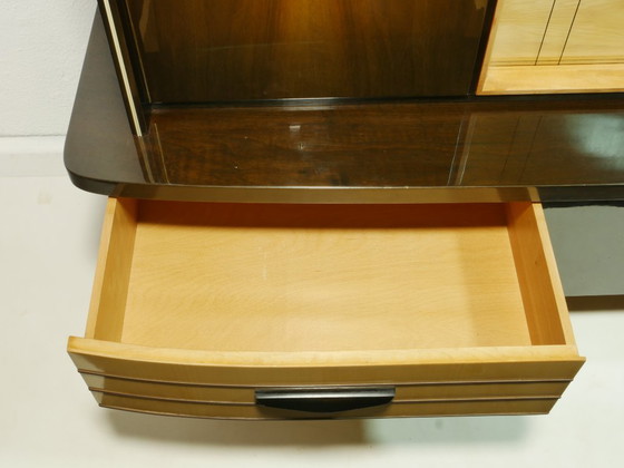 Image 1 of Vintage highboard with bar, living room cabinet, 60s, Germany