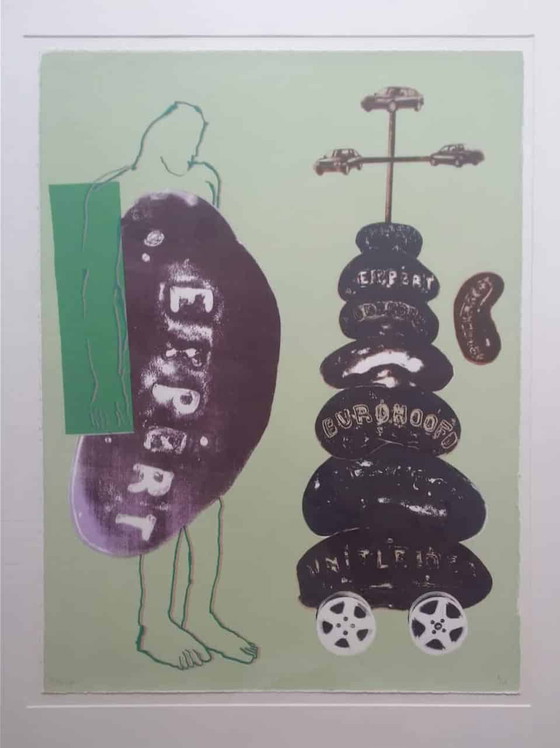 ELIZABETH DE VAAL - Lithographie "Head of Office" (N° 9/15) – Objets d'art, Paper (photo 3 of 5)