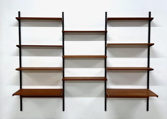 Image 1 of Système d'étagères en teck de Kai Kristiansen de FM Møbler