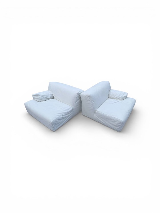 Image 1 of Divano Fiandra a due posti di Vico Magistretti per Cassina, anni '70, set di 2