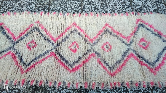 Image 1 of Handgeknoopt Berber kleed wol 189x80cm
