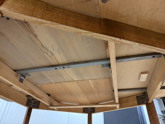 Image 1 of Extendable hexagonal dining table 1970s