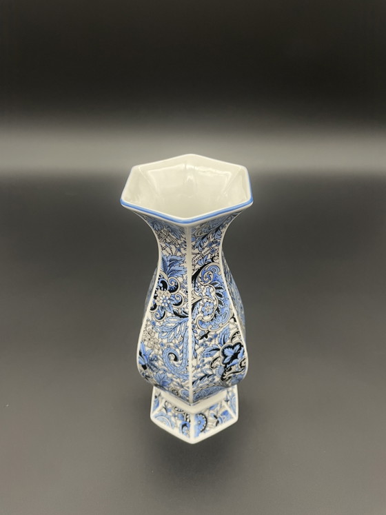 Seltmann Weiden Royal China Porcelain Vase 43-249, Vintage (photo 3 of 5)