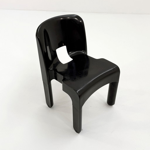 Black Model 4867 Universale Chair by Joe Colombo for Kartell, 1970s