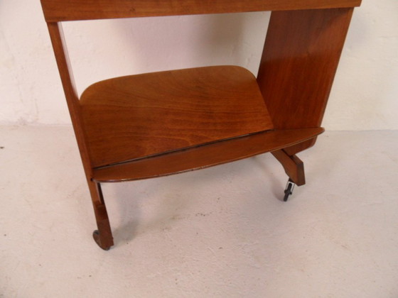 Image 1 of Chariot à magazines vintage